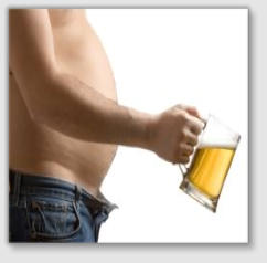 weight gain from drinking alcohol
